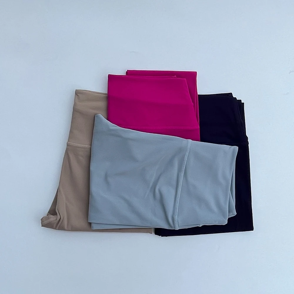 Nylon Sports Leggings Woman Yoga Leggings High Waist Jogging High Quality Tights Buttery Soft Fitness Squat Proof Leggings