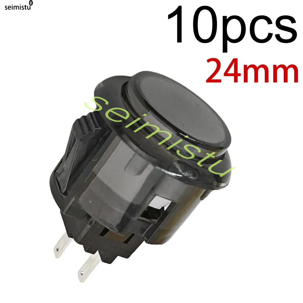 10pcs Durable Clear Push Button Set for Multicade Video Game Consoles
