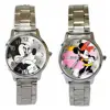 New Disney Mickey Mouse Minnie Gold Silver Watch Children's Boys Girls Watches Steel Students Quartz Adult Watch Birthday Gift 2