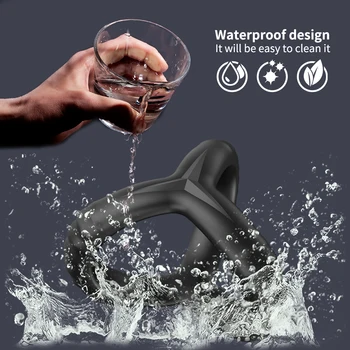 Penis Ring Reusable Silicone Semen Cock Ring Penis Enlargement Delayed Ejaculation Sex Toys For Men 3