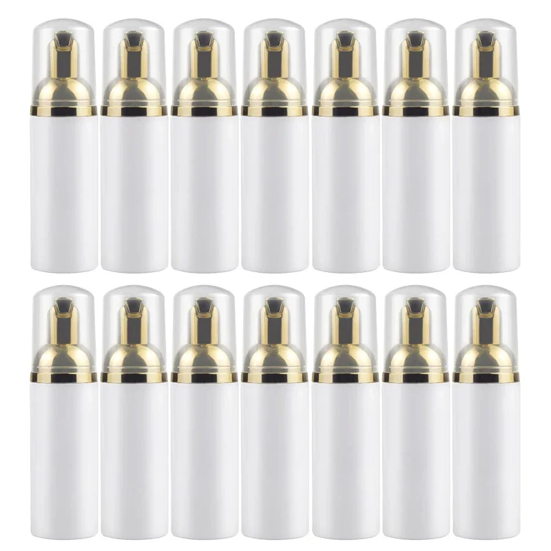 

14PCS 60ML Foam Bottle Refillable Empty Pump Bottle Soap Mousse Liquid Dispenser Shampoo Lotion Foaming Cosmetic Container