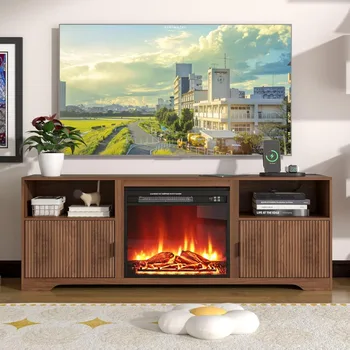 Fireplace TV Stand 1