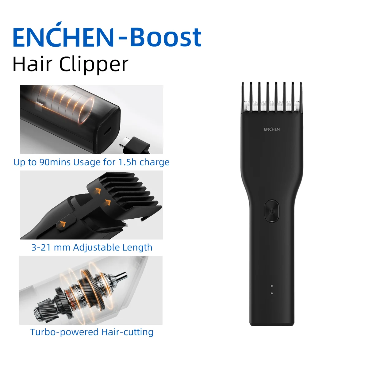 Hair Clipper Cordless Trimmer Adjustable Electric Clipper for Men hair clipper