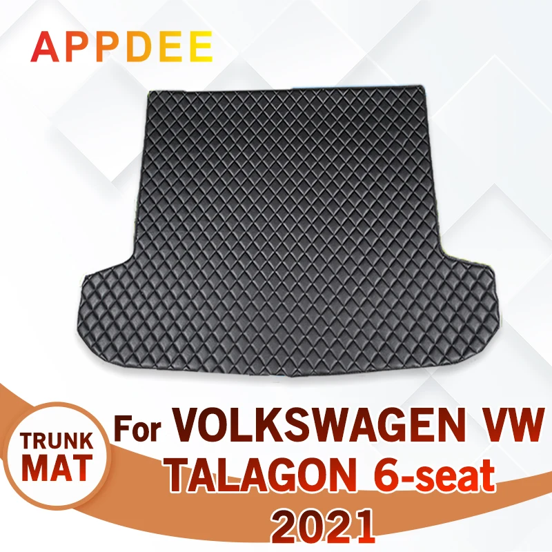 

Коврик для багажника автомобиля для VOLKSWAGEN VW TALAGON 6-Seat 2021, пользовательские автомобильные аксессуары, украшение интерьера автомобиля