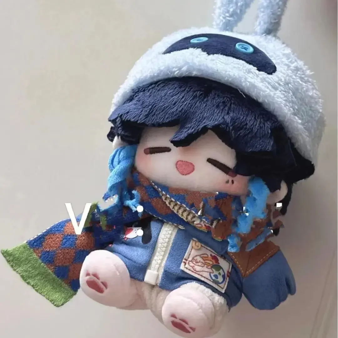 

20CM Anime Cosplay Soft Plush Stuffed s Body Cute Venti enshin Impac Dress Up Clothes Cartoon Plushie Xmas Gift