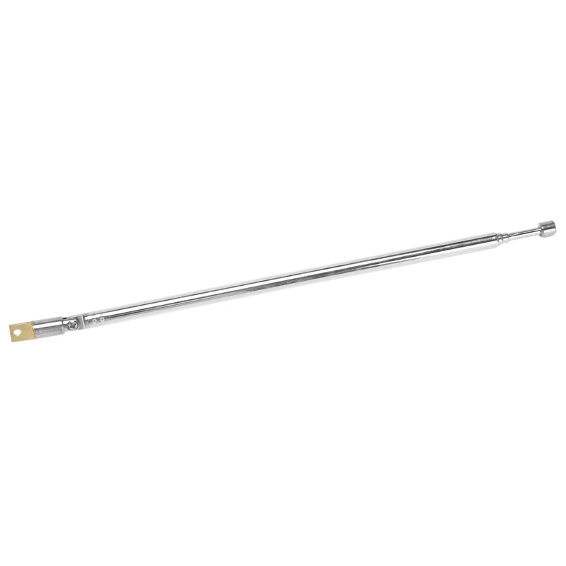 

6X Replacement 60Cm 4 Sections Telescopic Antenna Aerial For Radio TV