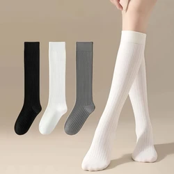 Women's Solid Color Breathable Casual Socks - Fashionable and Comfortable - One Size (3 Pairs Mixed Color)