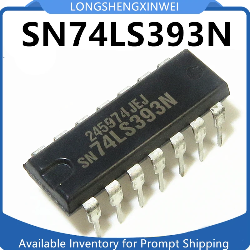 

1 шт. SN74LS393N 74LS393 DIP-14 Новый двоичный счетчик/делитель с прямой интерполировкой