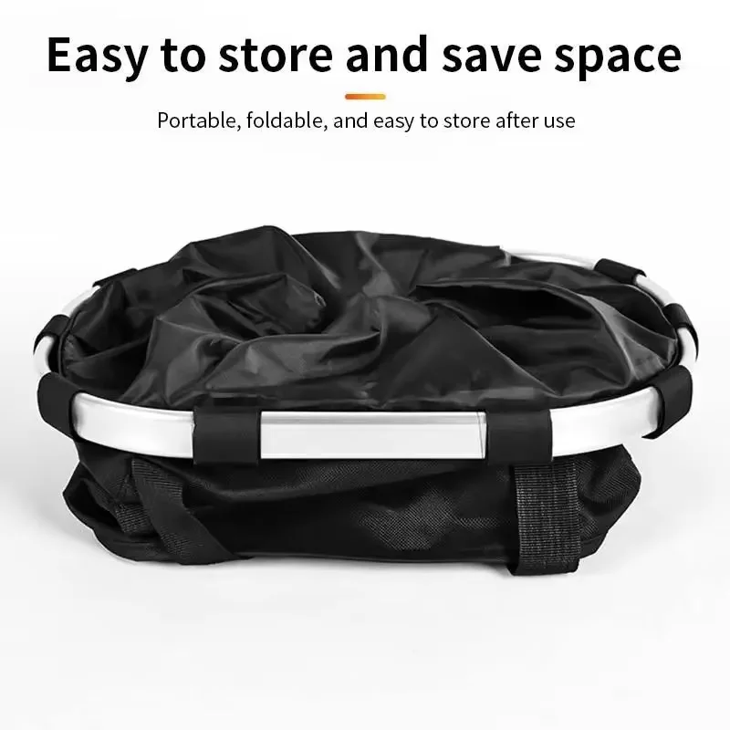 Basket Bike Pet Dog Carry Detachable Pouch MTB Cycling Fold