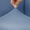 Stretch Spandex Tub Chair Cover Water Repellent Elastic Club Sofa Covers Solid Color Relax Single Armchair Slipcover Bar Counter 6