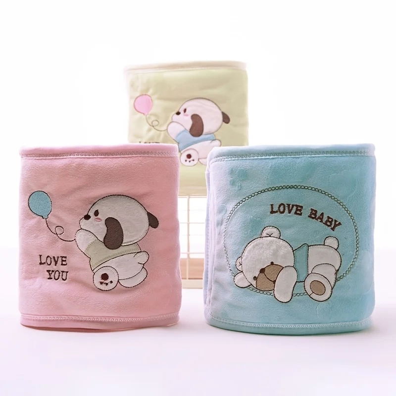 Baby Belly Band Cartoon Pattern Cotton Baby Infant Umbilical Cord Belly Band Soft Newborn Navel Belt