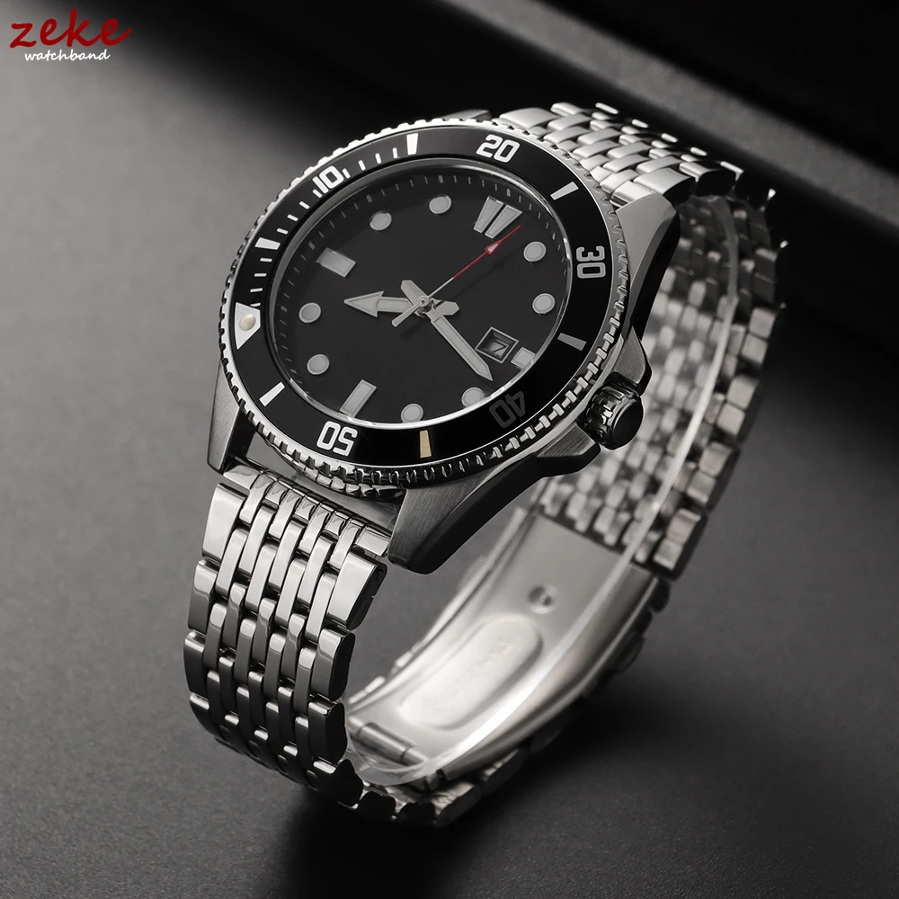 الفولاذ المقاوم للصدأ حزام (استيك) ساعة 18 مللي مت...