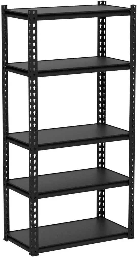 Garage Storage Shelves Adjustable 5-Tier Metal Heavy Duty Shelving Utility Storage Rack for Garage Organization Warehouse 5