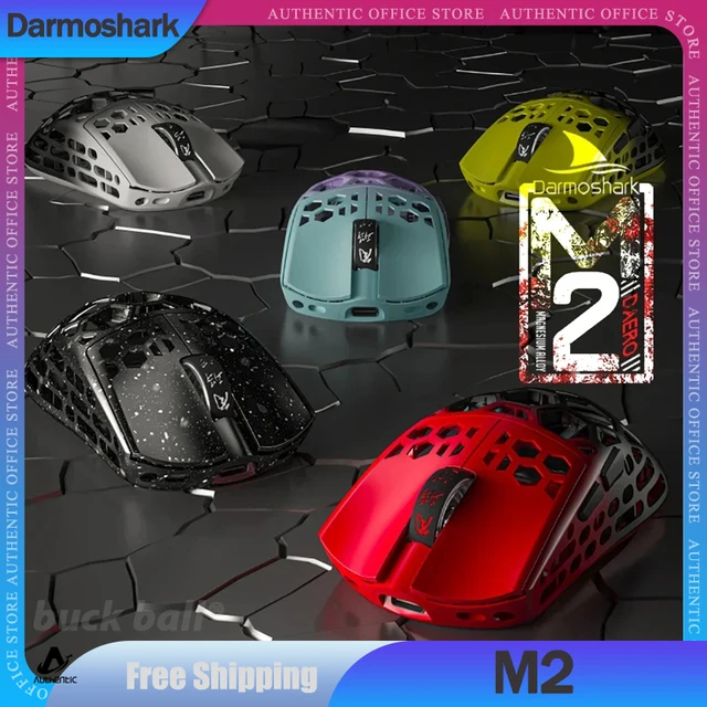 ビデオゲームマウス,Darmoshark-M2 g,Bluetooth,ワイヤレス,pam3395 