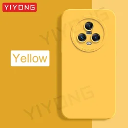 Liquid Silicone Shockproof Phone Case - Soft and Durable Cover for Magic 5 Pro (Yellow)