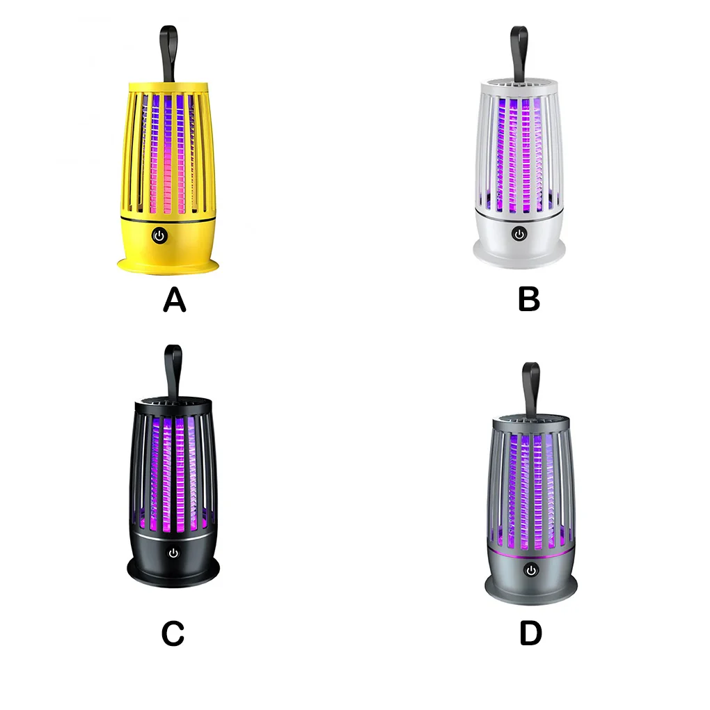 Scacciazanzare Ricaricabile Usb Copertura A 360 ° Due In Uno Leggero Zanzare Killer Lampada Tenda Repellente Per Insetti