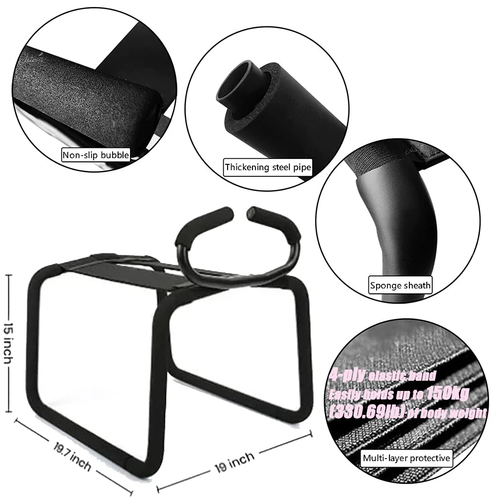 Sex Chair Sex Position Enhancer Chair Assistance SM Swings Hopping Sofa Furniture Handles for Couple Games sex chair bed