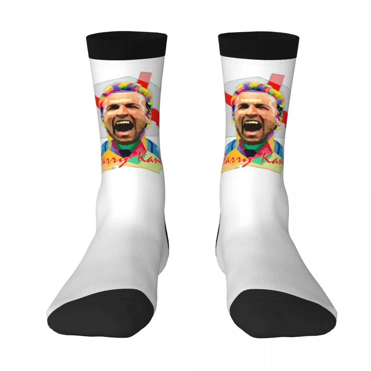 

England Harryss And Kaness 13 Socks Funny Graphic The Best Buy Humor Graphic Color contrast Field pack Elastic Stockings