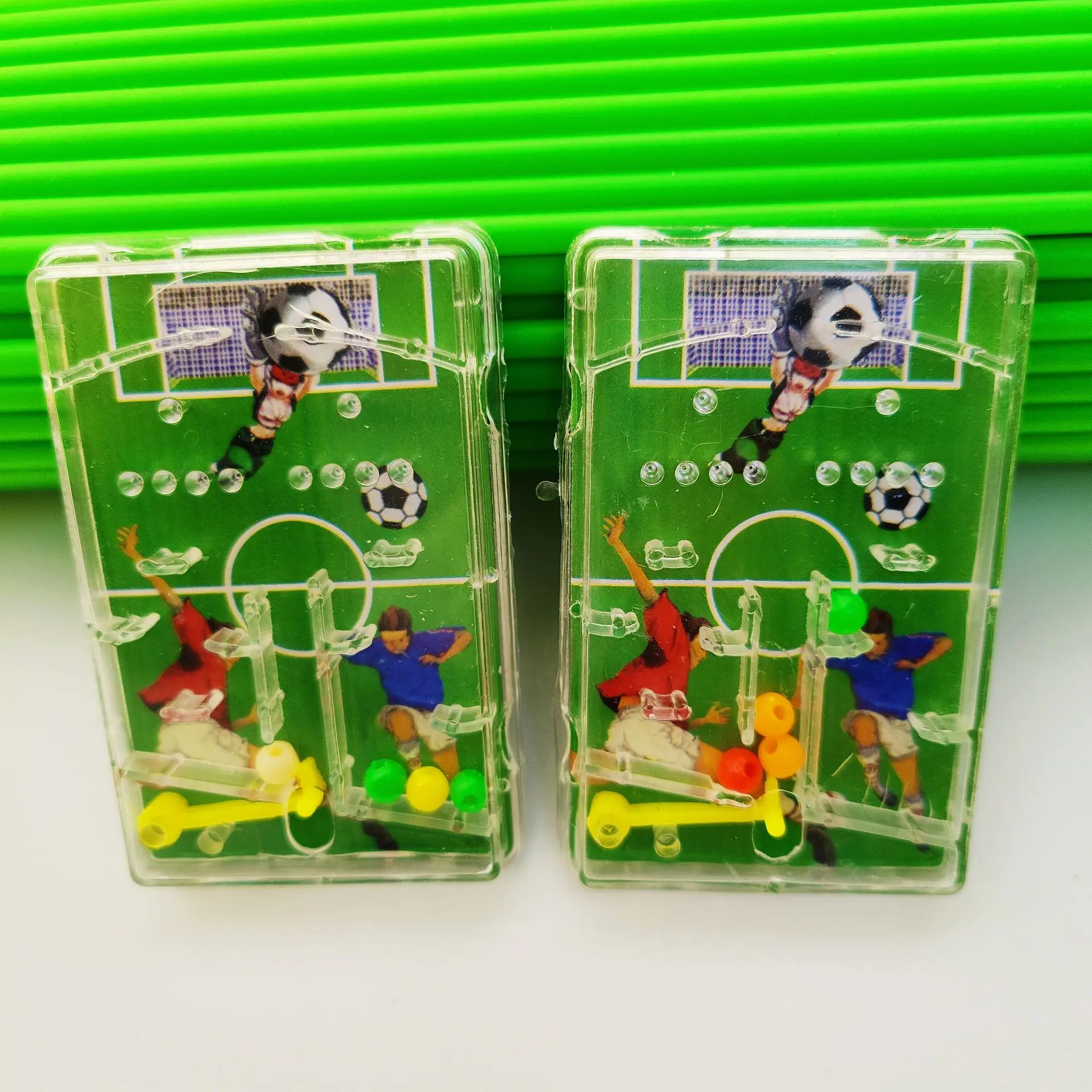 6PCS Soccer Table Football Maze Game For Kids Early Educational Toy Football Theme Birthday Party Decor Girls Boys Favors Gifts