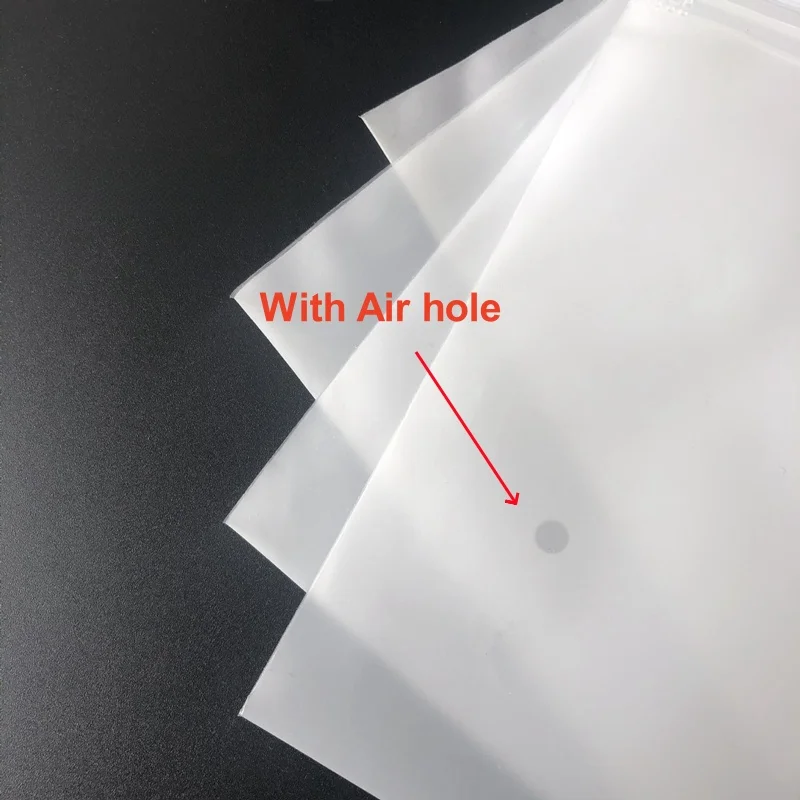 StoBag Frosted Matte Plastic Clothing Packaging Zipper Bag Zippered Shipping Sealed Underwear Socks Storage Reusable Pouch 3