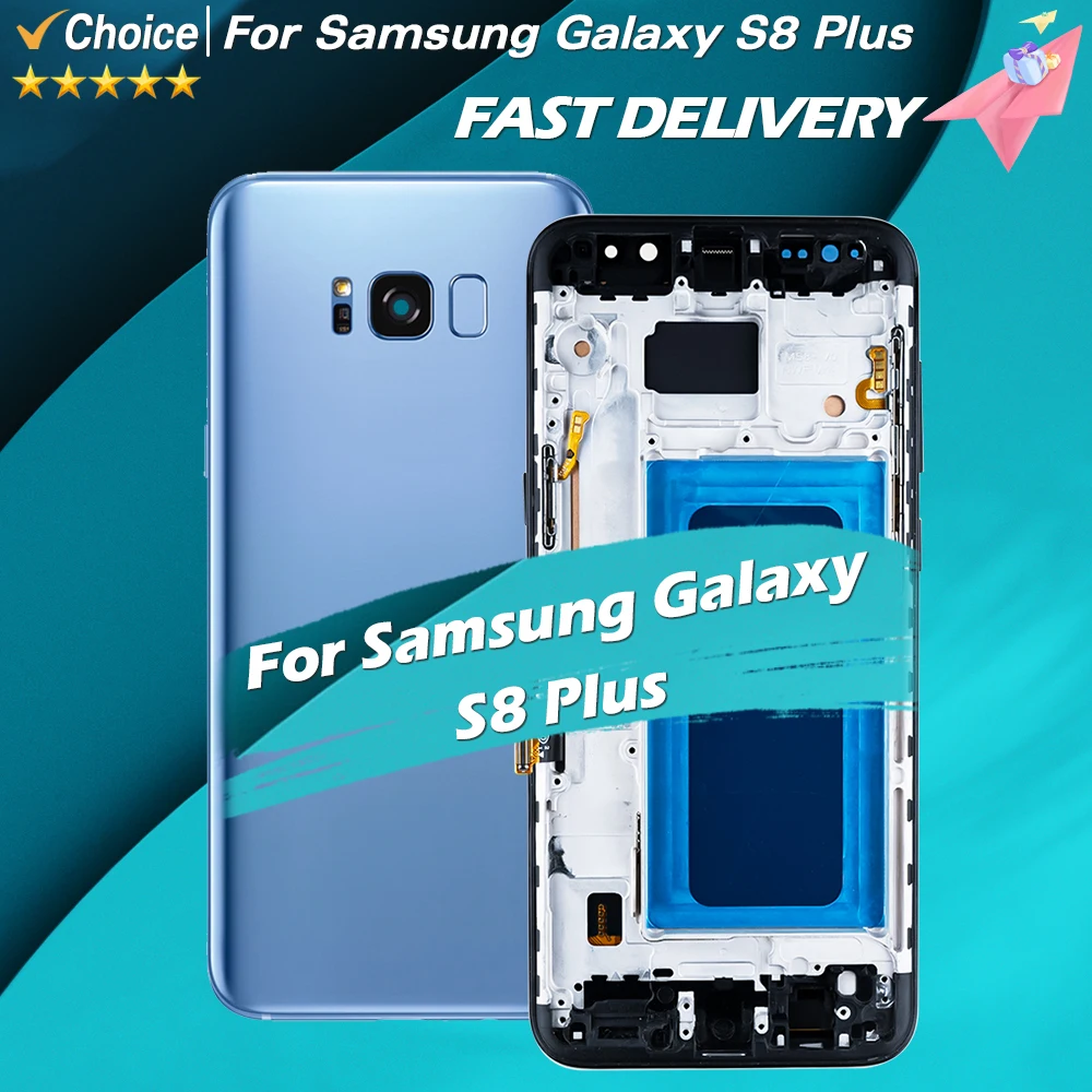 OLED-дисплей для Samsung Galaxy S8 Plus SM-G9550 G955FD емкостный экран AMOLED, разрешение 6,20 дюймов, 1440x2960 px