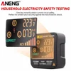 ANENG AC11 Digital Display Socket Leakage Tester NCV Non-contact Induction Detection EU United States UK AU Plug 0.1V~250V 4