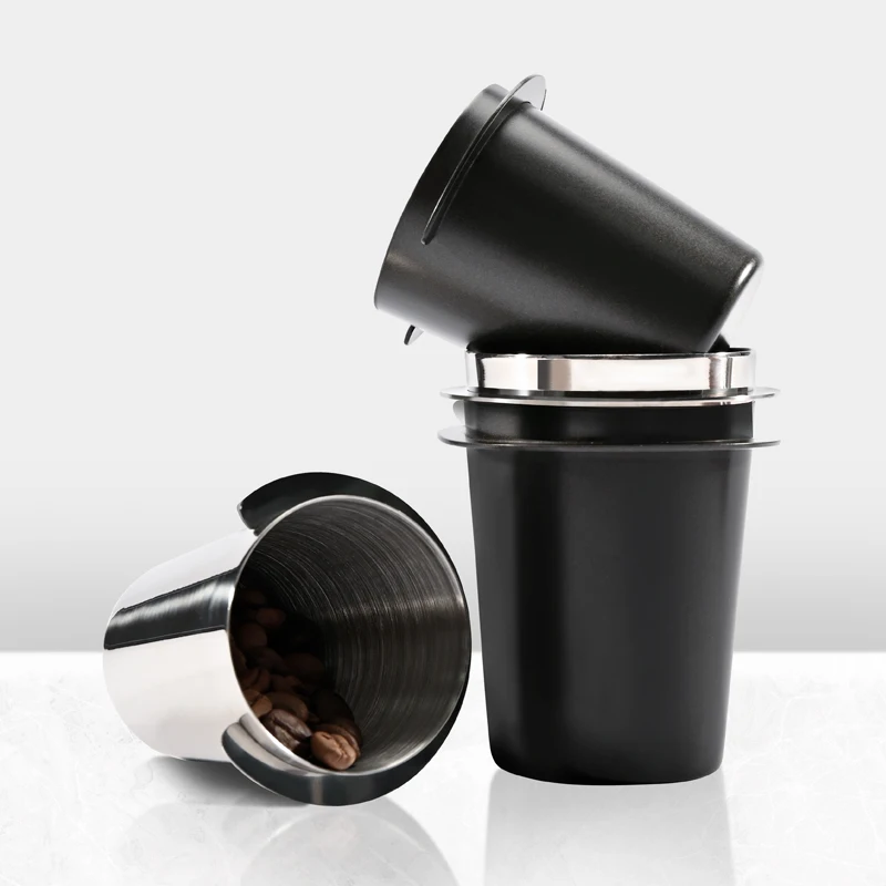 Premium Stainless Steel Espresso Dosing Cup for Precision Coffee Brewing
