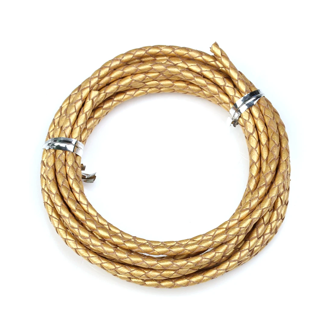2 Yards 3/4/6mm Echtes Leder Runde Seil Schnur Gewebtes Leder Seil Für Schmuck Machen DIY Leder Armband Halskette Zubehör – Detail 12