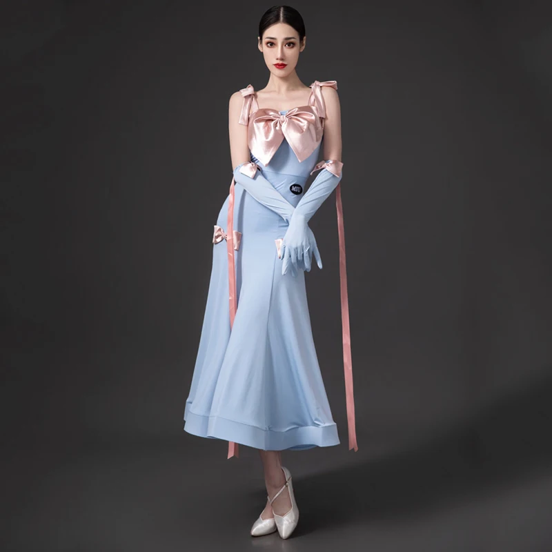 Modern Dance Clothes For Women National Standard Dance Performance Costumes Chacha Rumba Ballroom Dresses DN14906