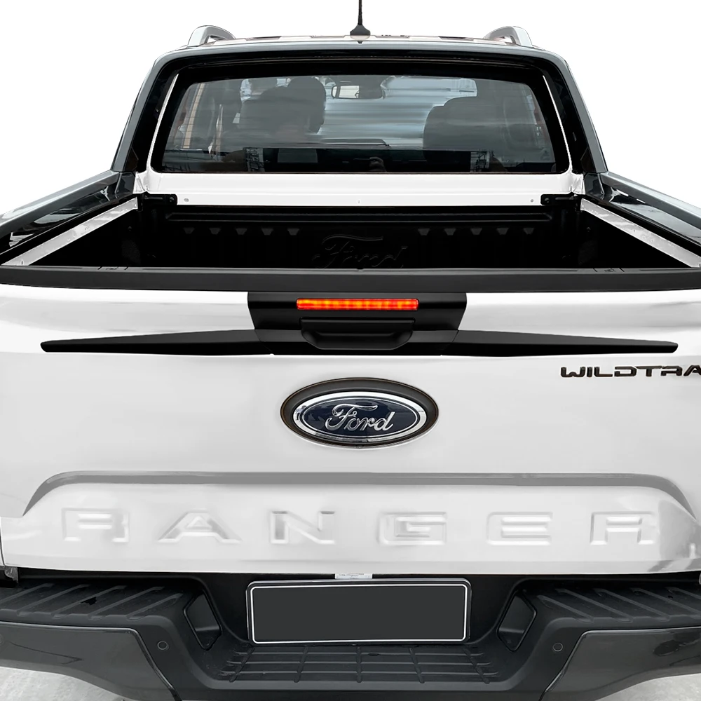 ABS Car Tailgate Cover For Ford Ranger T9 2023 2024 XLT XL XLS Matte Black Rear Door Handle Bowl Trims 4x4 Next Gen Accessories