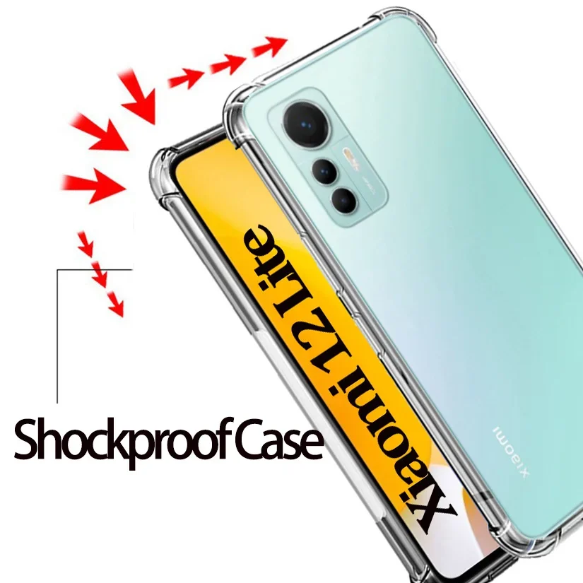 Clear Shockproof Silicone TPU Phone Case with Ring Holder