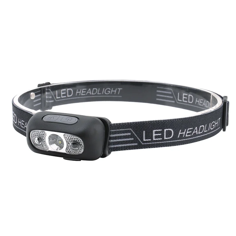 Compact Rechargeable Sensor Headlamp - Powerful USB LED Light