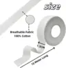 3/6pcs Athletic Tape for Fingers Feet Sweat Volleyball Tape for Jiu Jitsu Bouldering Rock Climbing1.5cm (White) Easy Tear 2