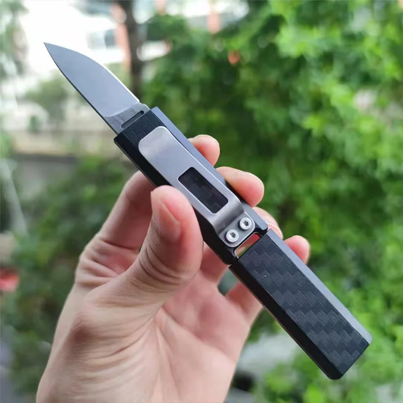 NEW Carbon brazed EDC knife for outdoor survival equipment emergency tools military tactical pocket knife high-quality men's