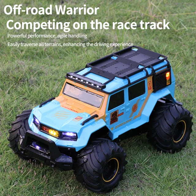 RC Car Amphibious Stunt Vehicle Police Car TCS33 Waterproof Remote Control Car Climbing Vehicle 4WD Off-Road Vehicle Beach Toy 5