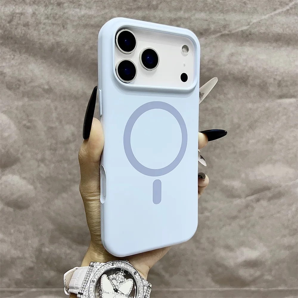 Premium Magnetic Silicone Phone Case - Essential Luxury Cover