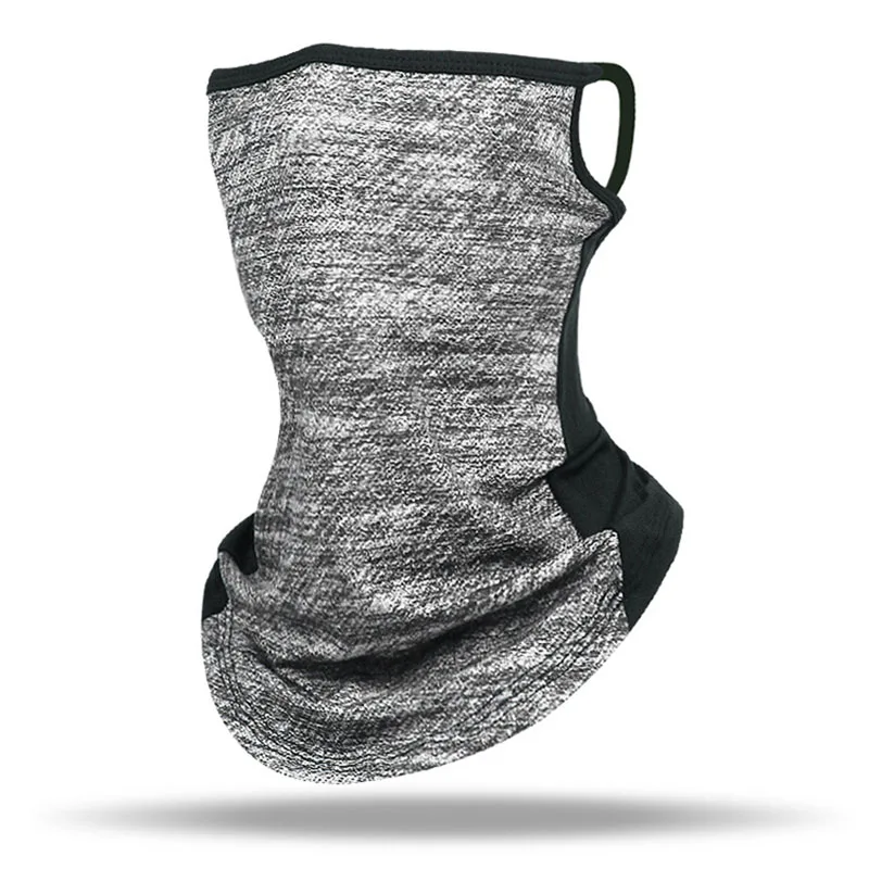

Ice Silk Patchwork Hiking Scarf Summer Mesh Breathable Tube Bandana Sun Protection Cycling Face Shield Neck Collar Hang-Ear Mask