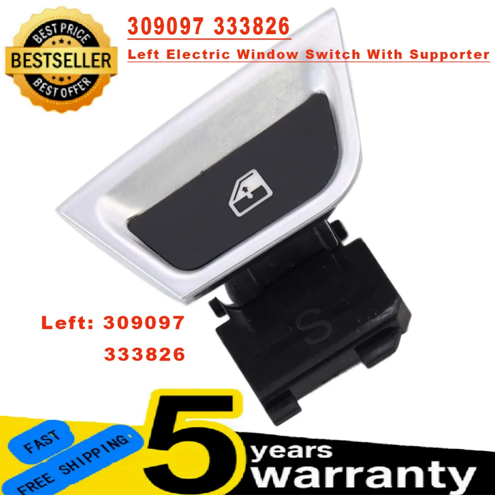 

Левый электрический выключатель стекла + подставка 309097 333826 для Ferrari California T 2015-2018, стеклянная Кнопка подъема справа 309096 333825