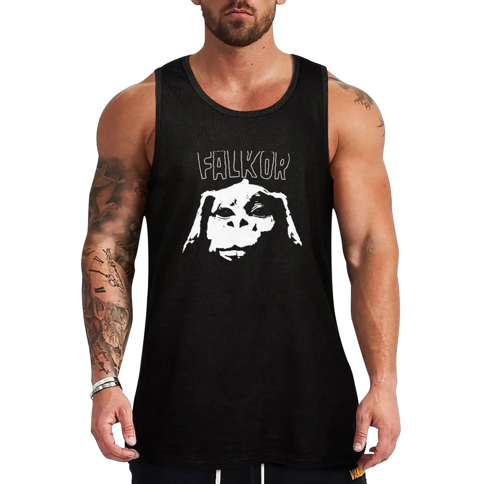 

FALKOR - DANZIG Tank Top t-shirt gym man Men's singlets plain t-shirt sports suits