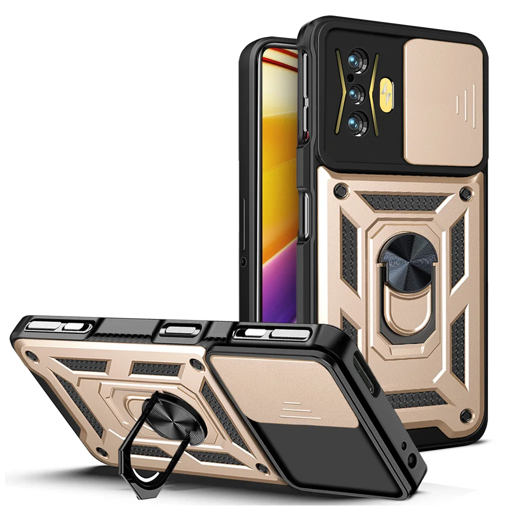 Shockproof Armor Car Holder Phone Case Cover