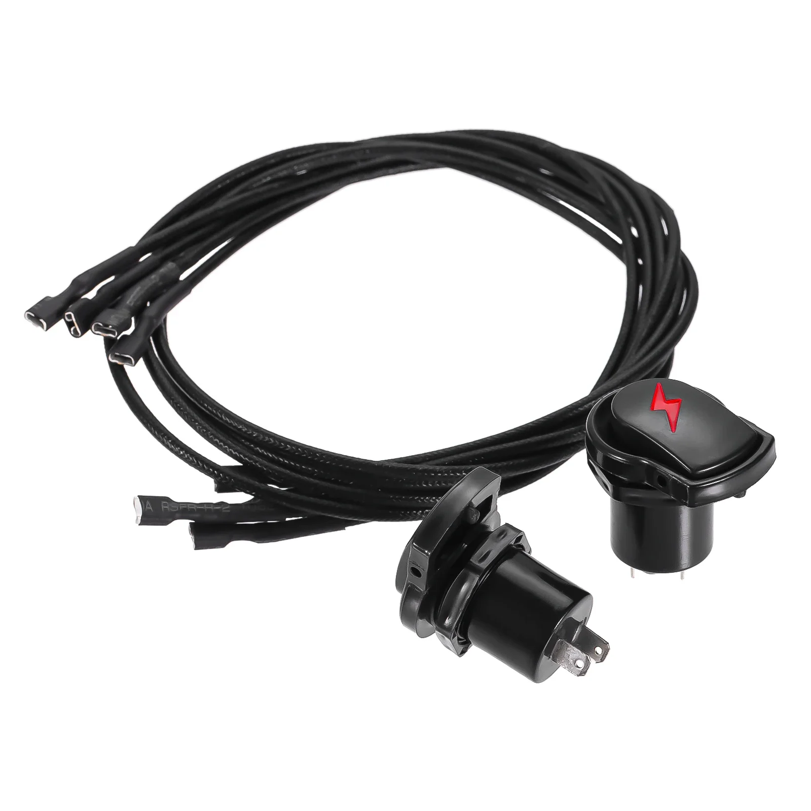 2pcs Electronic Ignition Button Switch Kit Fit for Char-Broil Surefire Grill Igniter Push Button Module Igniter w/ Wires