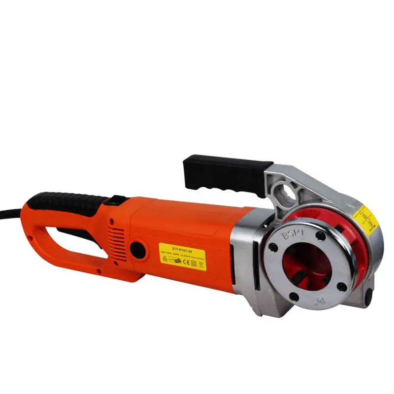 

2300W 220V Handheld Electric Pipe Threader Household Galvanized Iron Pipe Threader Industrial Portable Pipe Threader