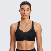 Sport Bra Women High Support Unlined Underwire Racerback ports Bras for Women High Support Underwear 3