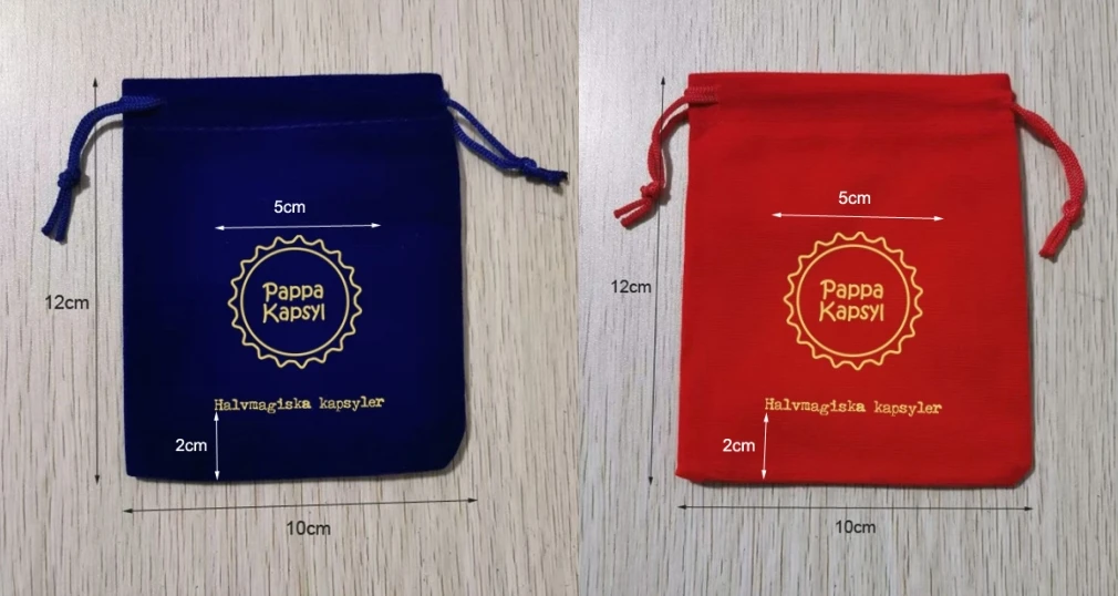 600 pcs Blue + 600 pcs Red 10x12cm Velvet Bags Drawstring Gift Pouches Printed With Gold Color Logo And Shipping by Express bubble mailing bag shipping packages bag color independent packaging bubble envelope bag thickened bubble bag express bag