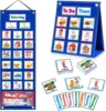 Kids Visual Schedule Calendar Chart 2 in 1 Autism Daily Chore Routine Chart Schedule Plan Learning Board Game For Toddler Gift 1