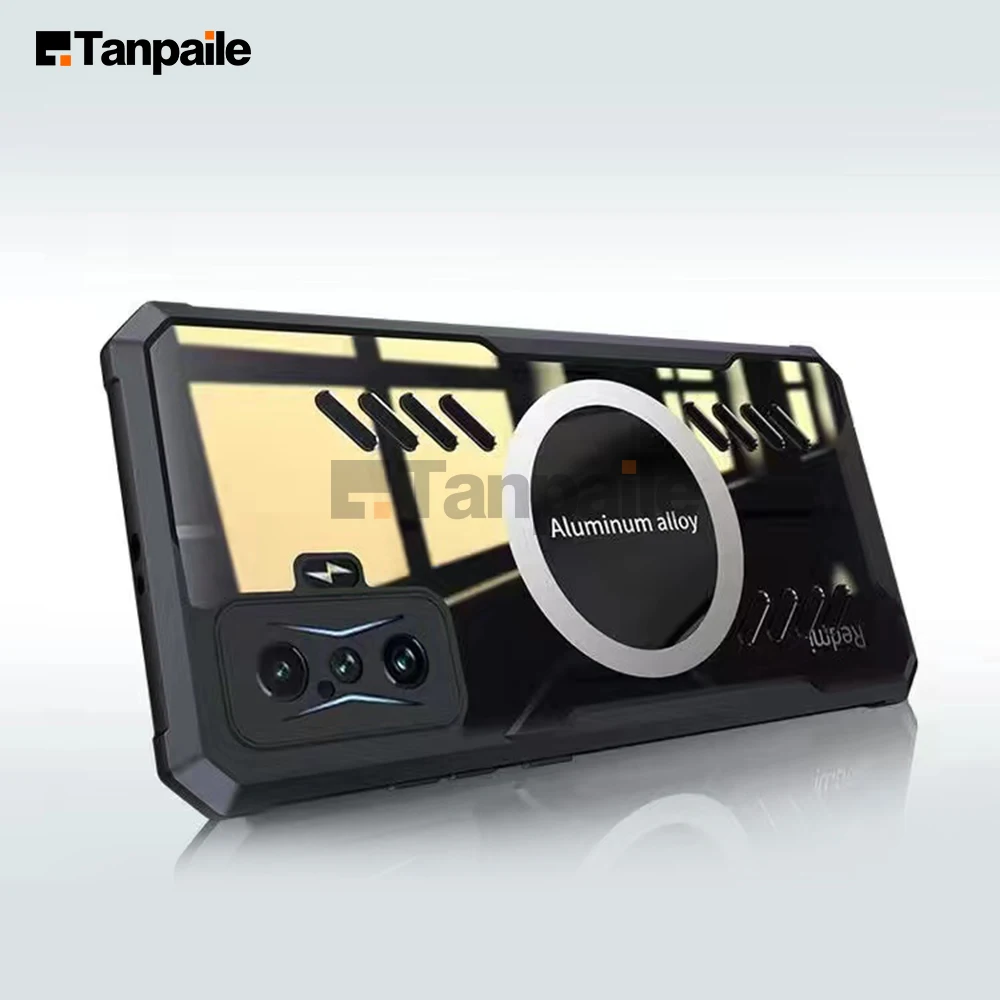 Tanpaile Cooling Magnetic Shockproof Hard Bumper Case with Heat Dissipation
