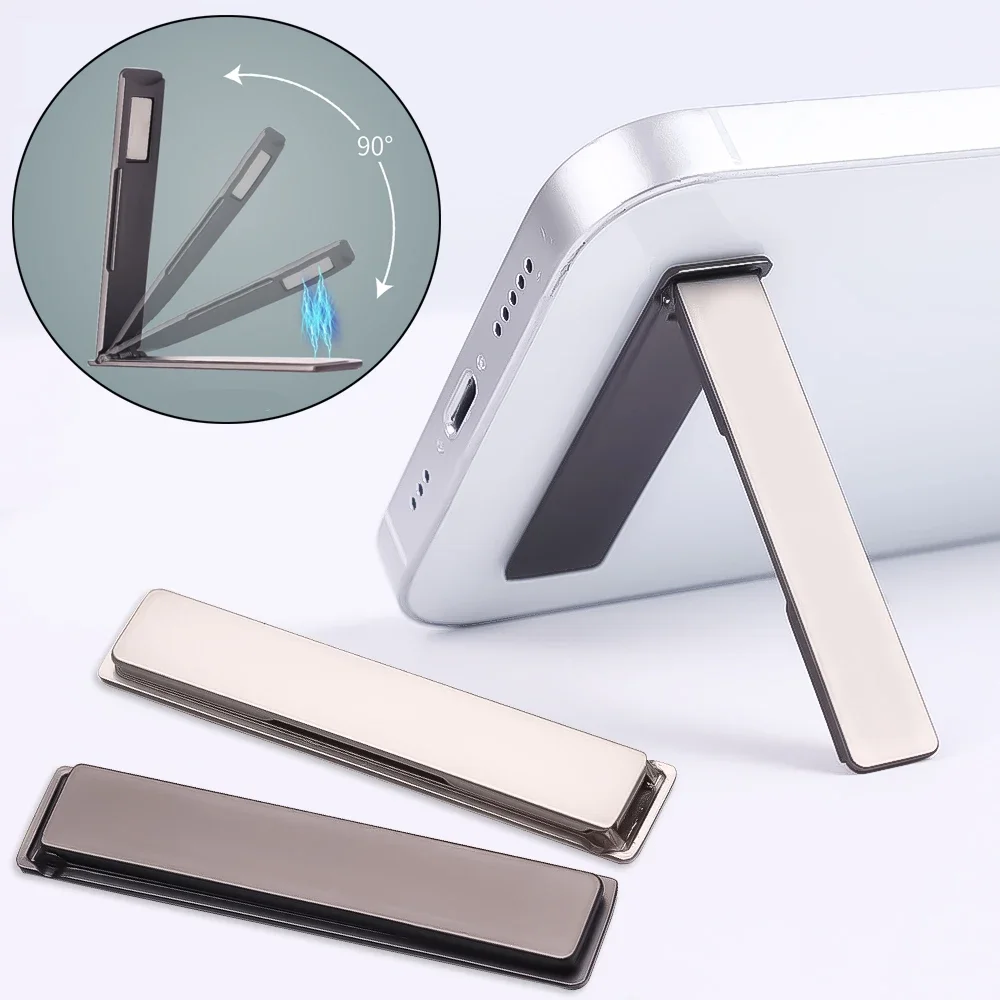 Mobile Phone Rests Ultra Thin Foldable Mobile Phone Holder Bracket Magnetic Metal Alloy ...