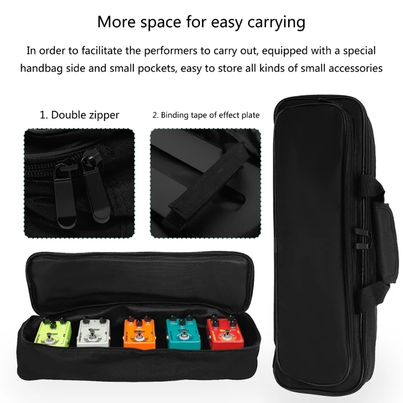 

Aluminium Alloy Musical Instrument Parts Widely Used Guitar Pedalboard, Small Portable Guitar Effect Pedal Board Sets