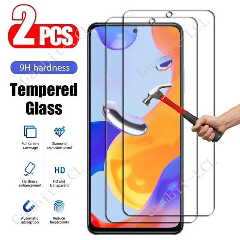 

2 шт. для Xiaomi Redmi K50 Pro K60 Note 11 Pro 4G 11E Pro 11S 5G 11R 11T 10T 10 S Note11 10 Защитная пленка для экрана из закаленного стекла