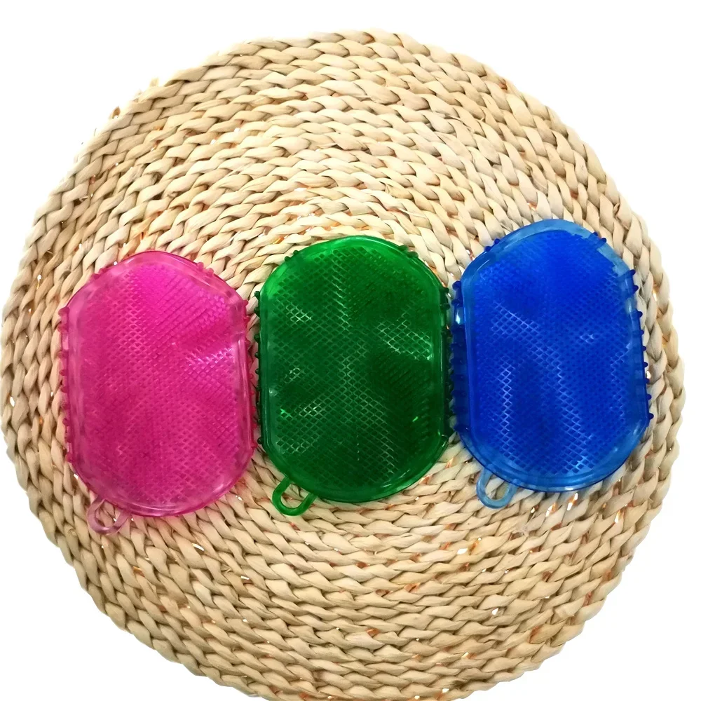 Soft Silicone Massage Scrub Gloves for Peeling Body Bath Brush Exfoliating Gloves Footbrush for the Bath Body Brush